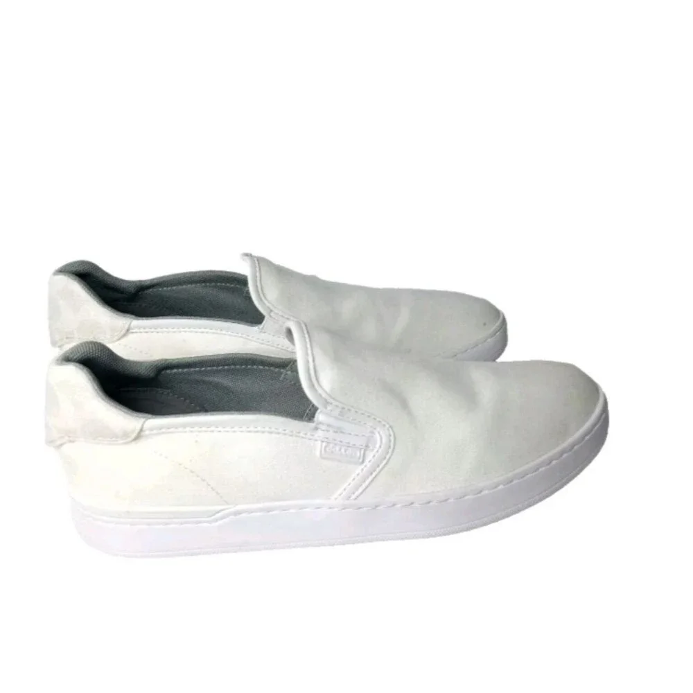 COACH Walker Slip-On Sneakers #C3776 Women’s  11 B Cotton Shoes Retail $125